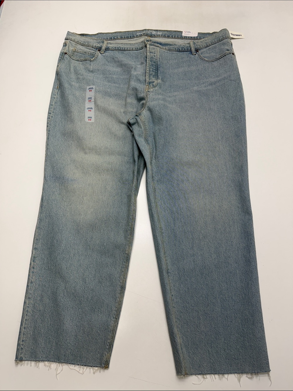 OLD NAVY Women’s 24 SLOUCHY STRAIGHT Blue Jeans